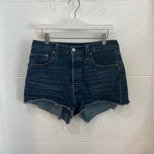 Levi's 501 High Waisted Denim Shorts